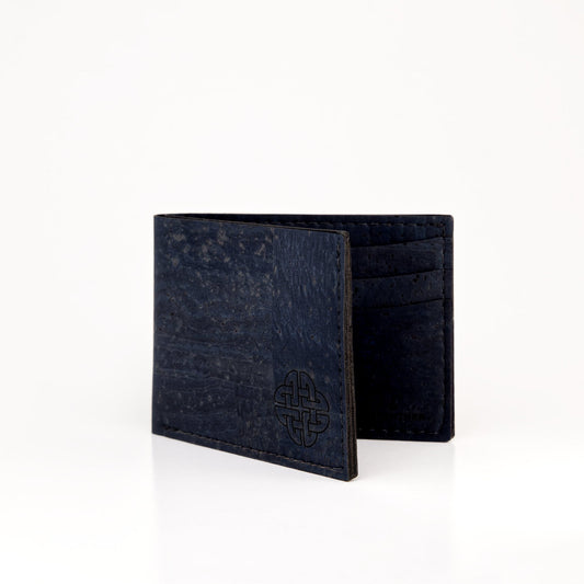 rfid cork wallet greenther navy