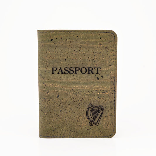 RFID Cork Passport Holder – Green
