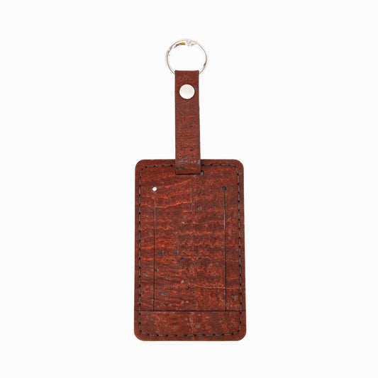 Cork Luggage Tag – Burgundy