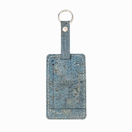 Cork Luggage Tag – Turquoise