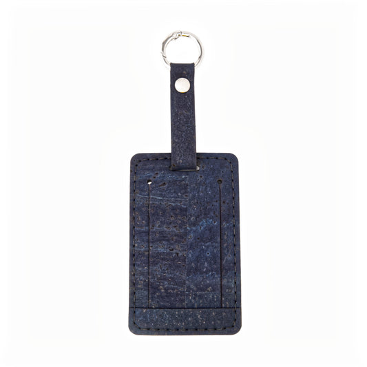 Cork Luggage Tag – Navy