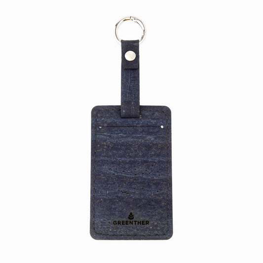 Cork Luggage Tag – Navy - Golf Edit