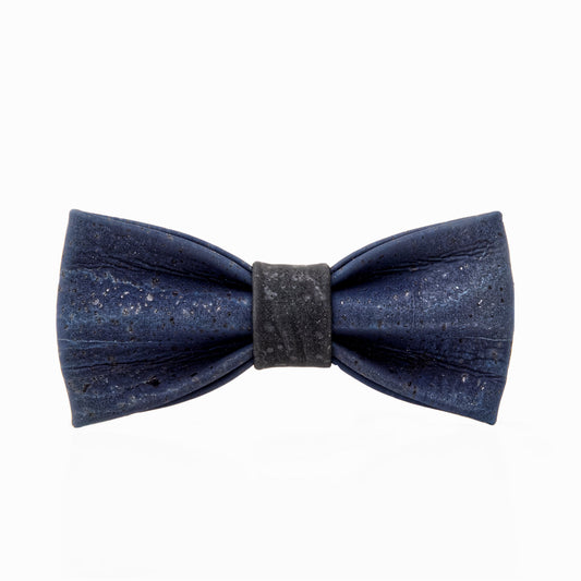 Cork Bow Tie – Navy & Black