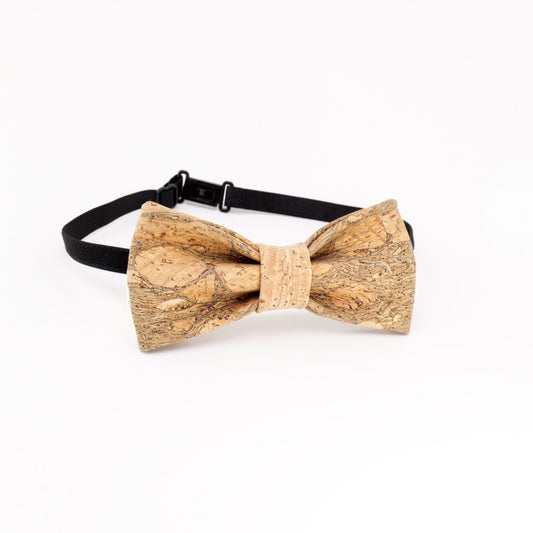 Cork Bow Tie – Turquoise & Wood