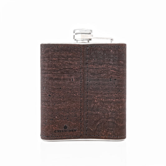 Personalised - Cork Hip Flask - Color Selection