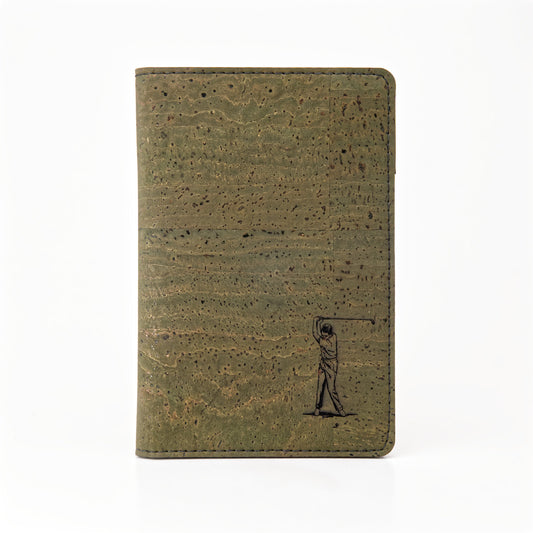 Cork Golf Scorecard Holders Portuguese Cork leather, Handcrafted in Ireland