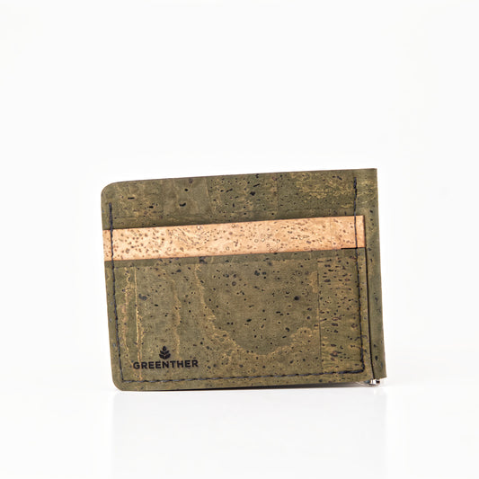 Slim Cork wallet money clip