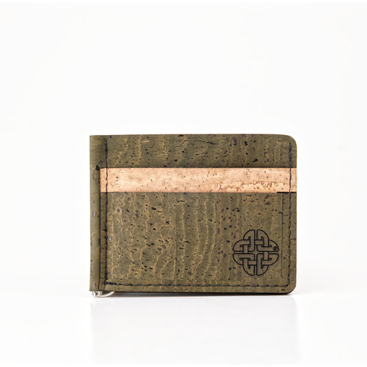 Cork wallet with Celtic design Greenther