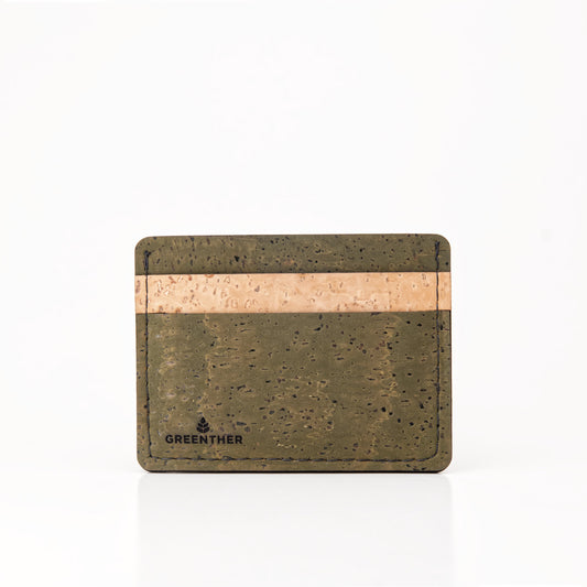 Slim Cork Wallet – Green