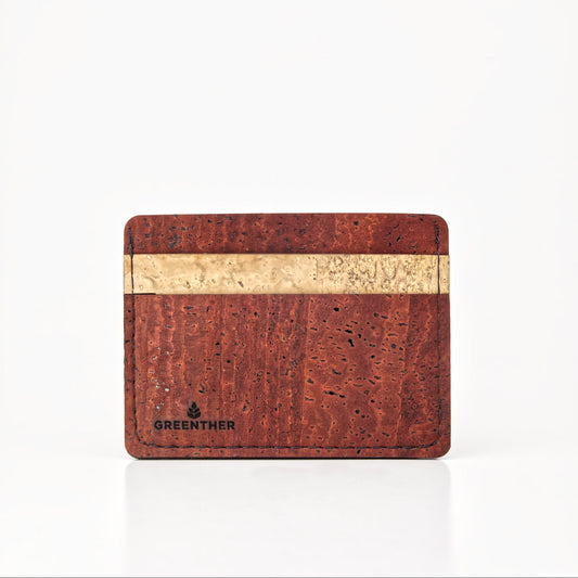 Slim Cork Wallet – Burgundy
