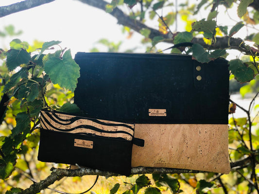 Cork Leather Shoulder Bag