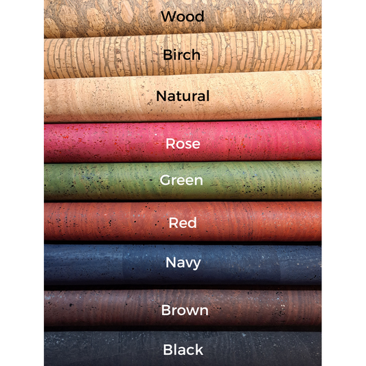 Cork RFID wallet color selection