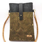 cork handbag crossbody cell phone bag green