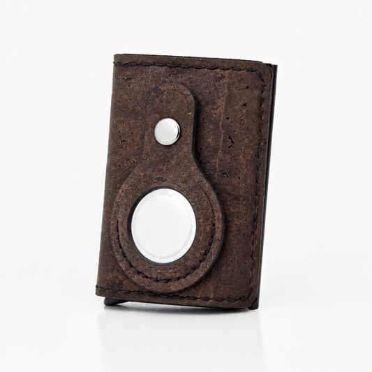 RFID Cork Wallet – AirTag Edition – Brown