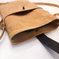 cork leather handbag open 