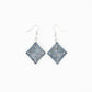 Cork Geometric Earrings – Turquoise