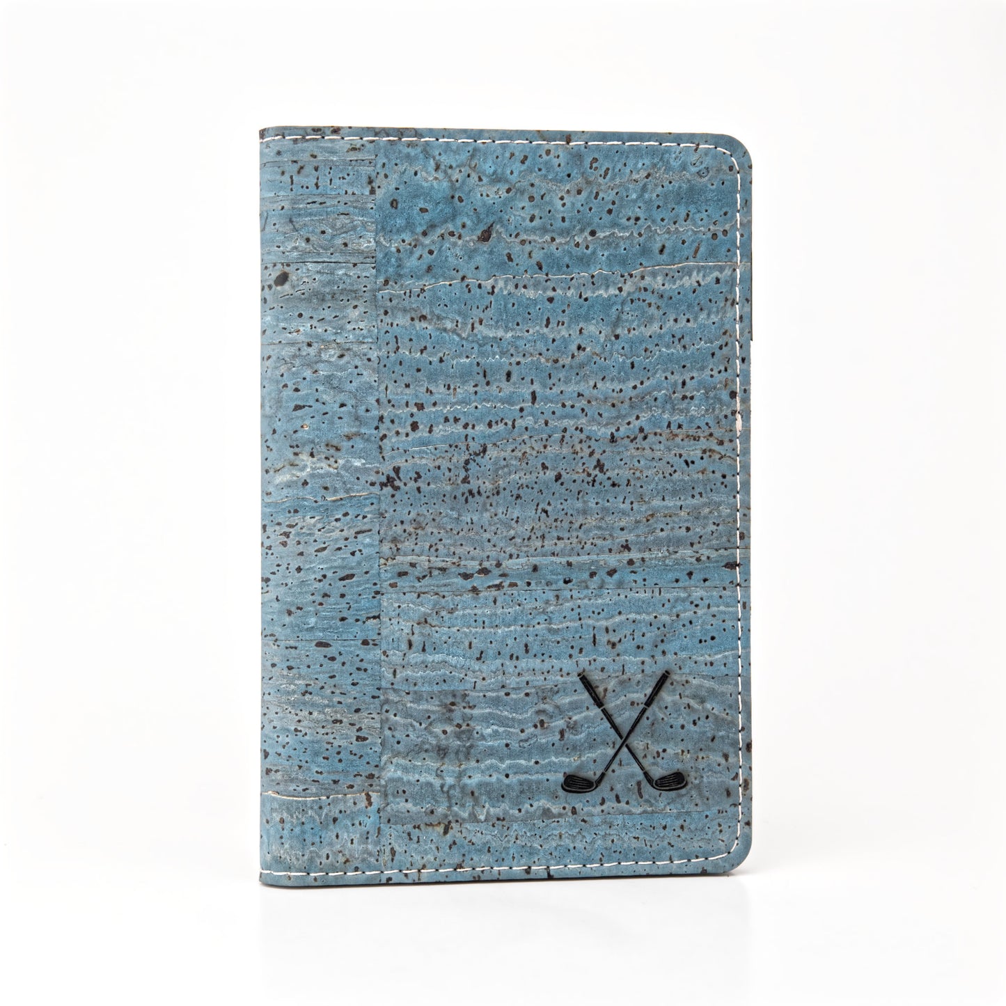 Cork Golf Scorecard Holders Portuguese Cork leather, Handcrafted in Ireland Blue 