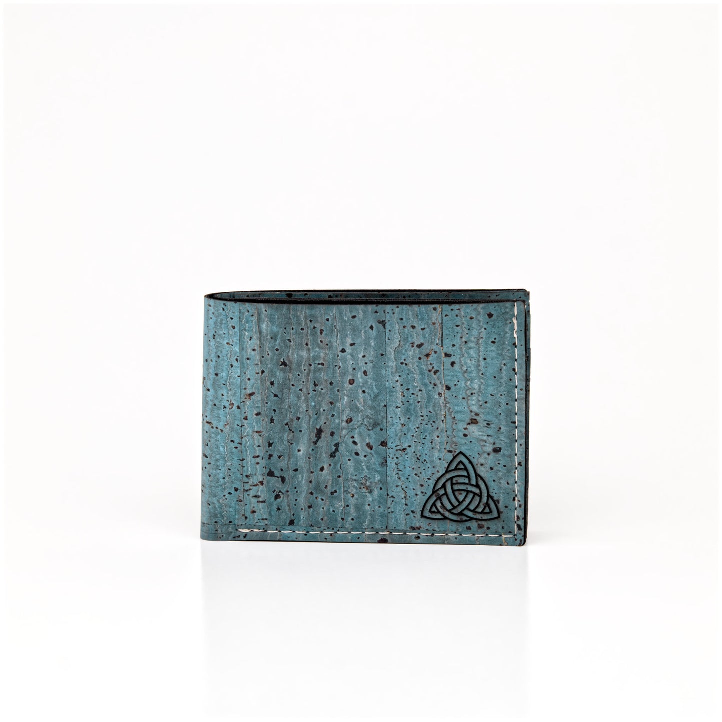 RFID Cork Wallet – Bifold – Turquoise Blue