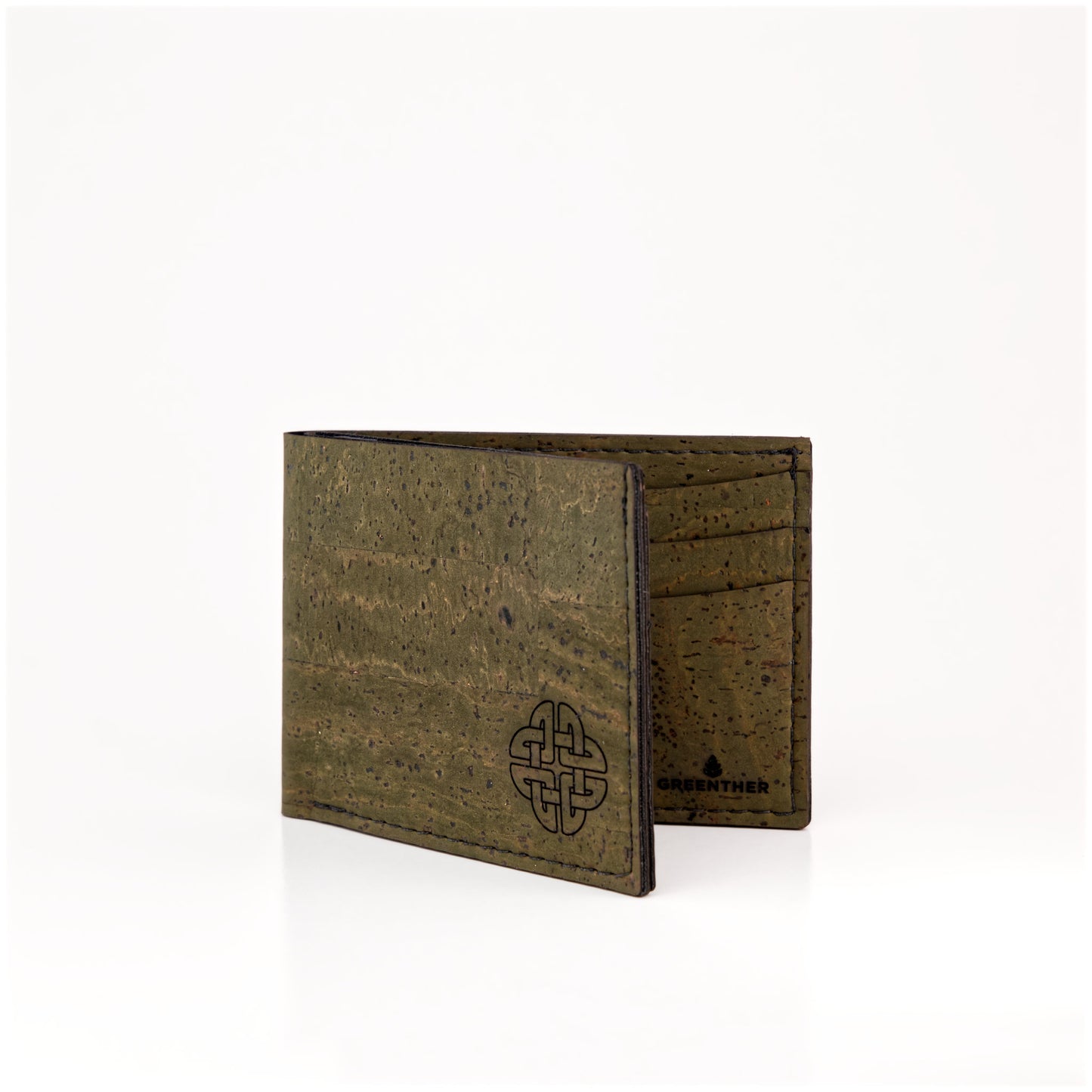 RFID Cork Wallet – Bifold – Turquoise Blue