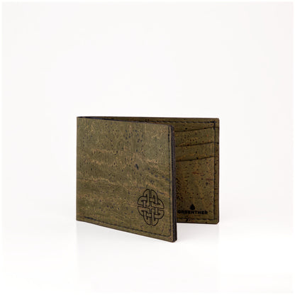 RFID Cork Wallet – Bifold – Turquoise Blue