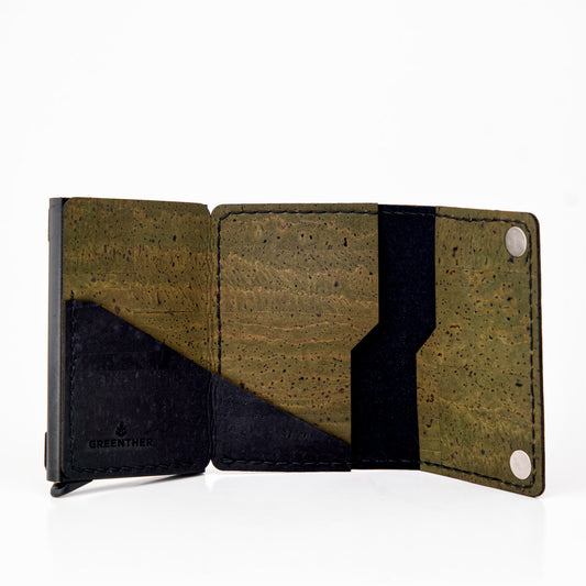 RFID Cork Wallet – Personalised Green