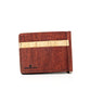 Slim Cork Wallet – Money Clip – Burgundy