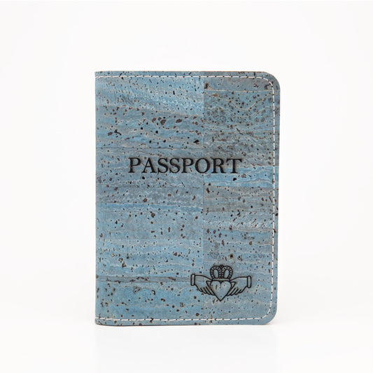 RFID Cork Passport Holder  – Turquise