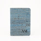 RFID Cork Passport Holder  – Personalised Turquoise