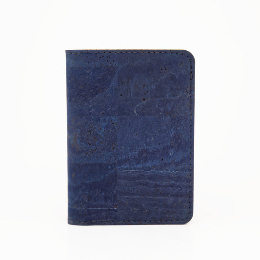 RFID Cork Passport Holder  – Personalised Navy