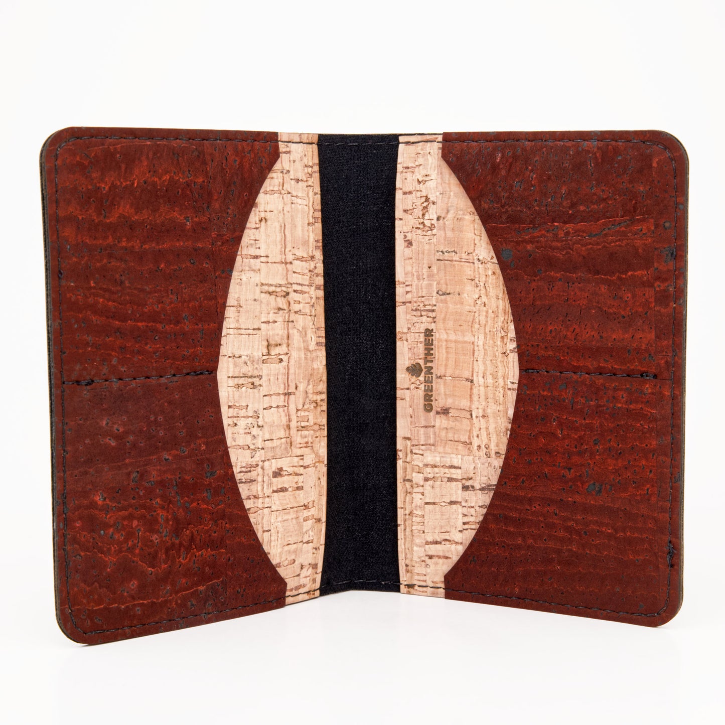 RFID Cork Passport Holder  – Burgundy