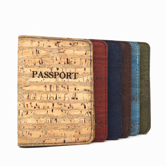 RFID Cork Passport Holder  – Personalised Colour Selection