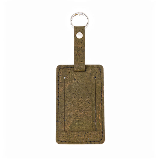 Cork Luggage Tag – Green