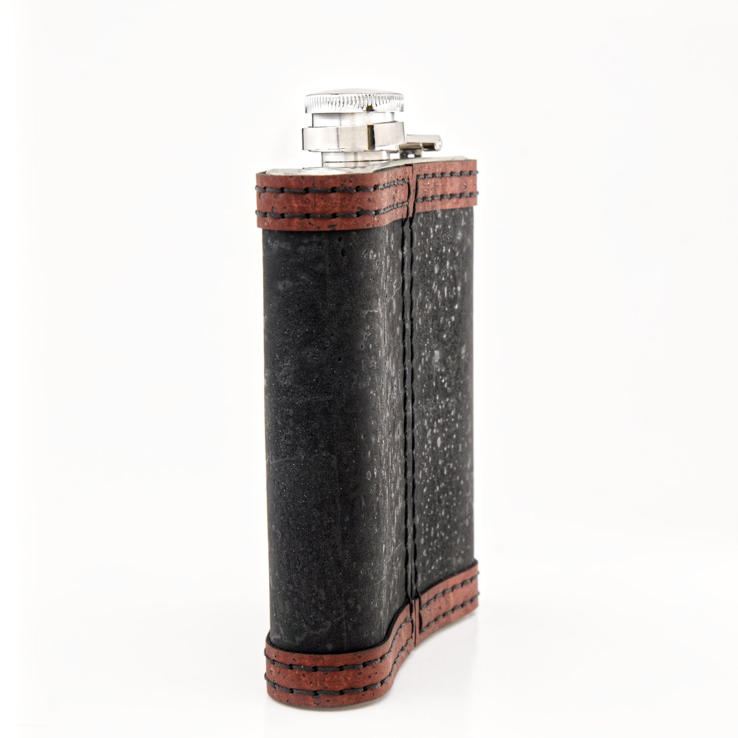 Stainless Steel - Cork Hip Flask – Bespoke Greenther Edition