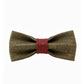 Cork Bow Tie – Green & Burgundy