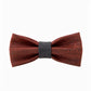 Cork Bow Tie – Burgundy & Black