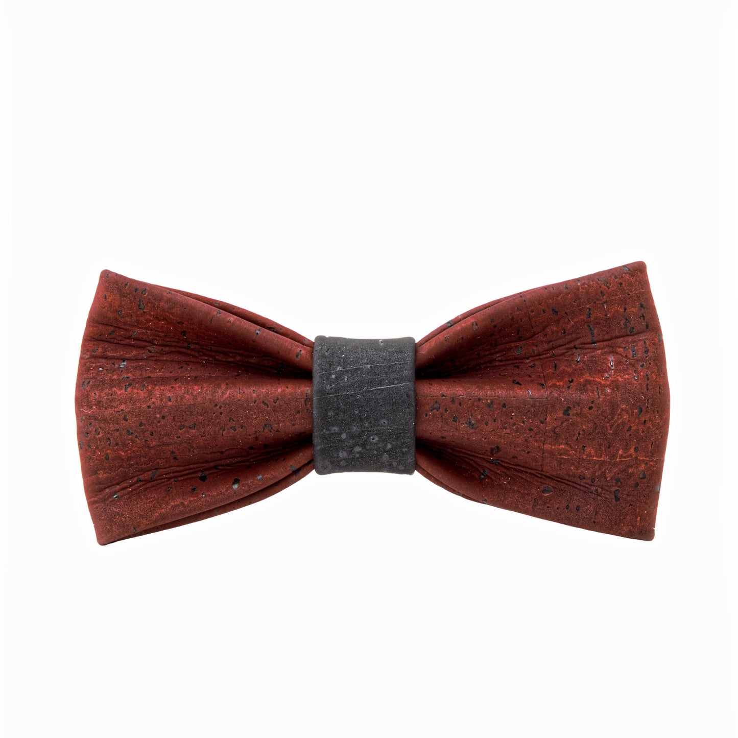 Cork Bow Tie – Burgundy & Black