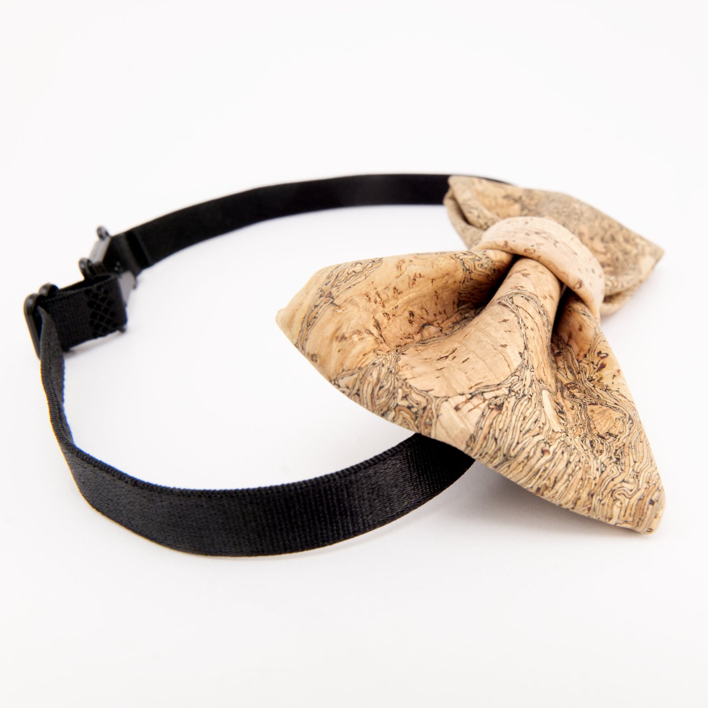 Cork Bow Tie – Burgundy & Black