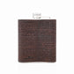 Stainless Steel - Cork Hip Flask - Brown