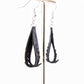 Cork Drop Earrings – Sculpted – Navy