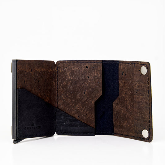 RFID Cork Wallet – AirTag Edition – Brown