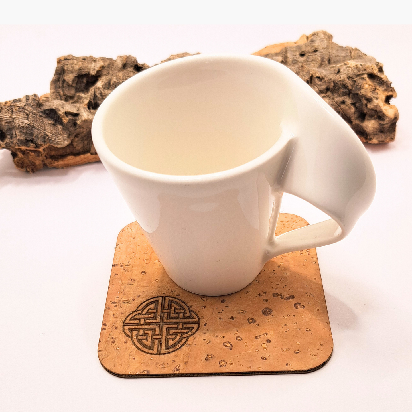 Cork Coaster, Personalized cork drink coasters, Celtic design