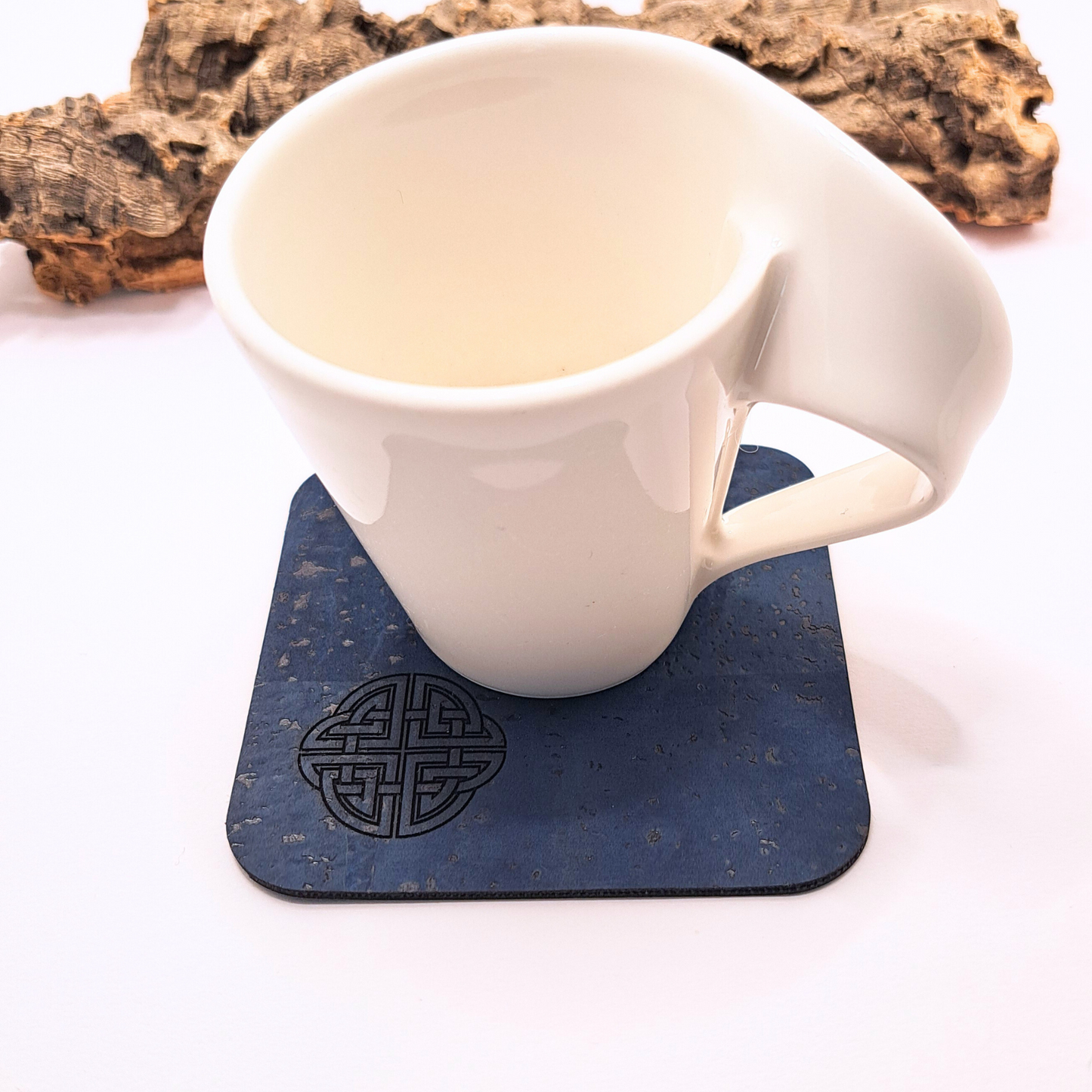 Cork Coaster, Personalized cork drink coasters, Celtic design