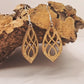 natural cork earrings modern 