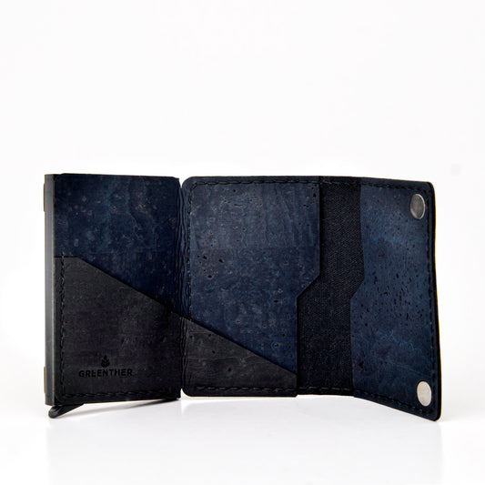 RFID Cork Wallet – Personalised Navy