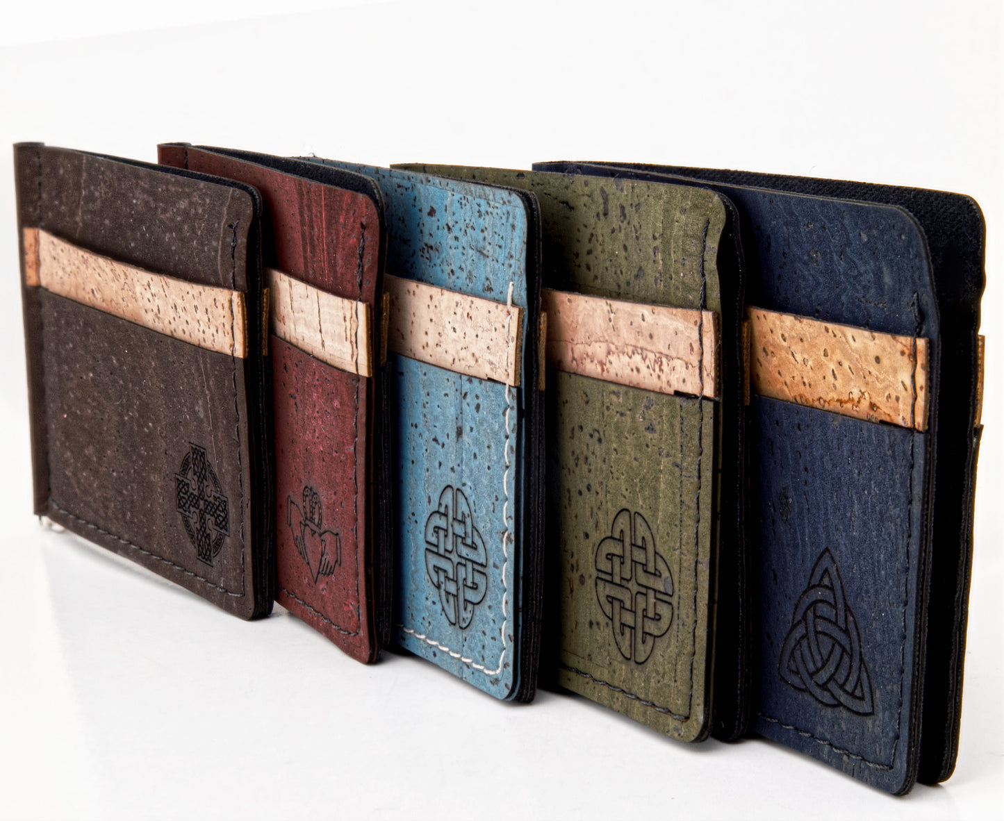 cork wallets money clip collection greenther