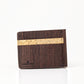 Slim Cork Wallet – Money Clip – Brown