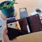 Personalized Brown Cork RFID wallet