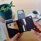 Personalized Navy Cork RFID Wallet