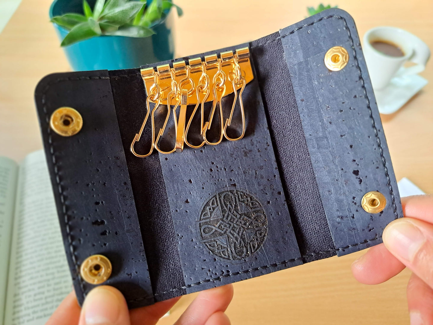 cork keyholder navy