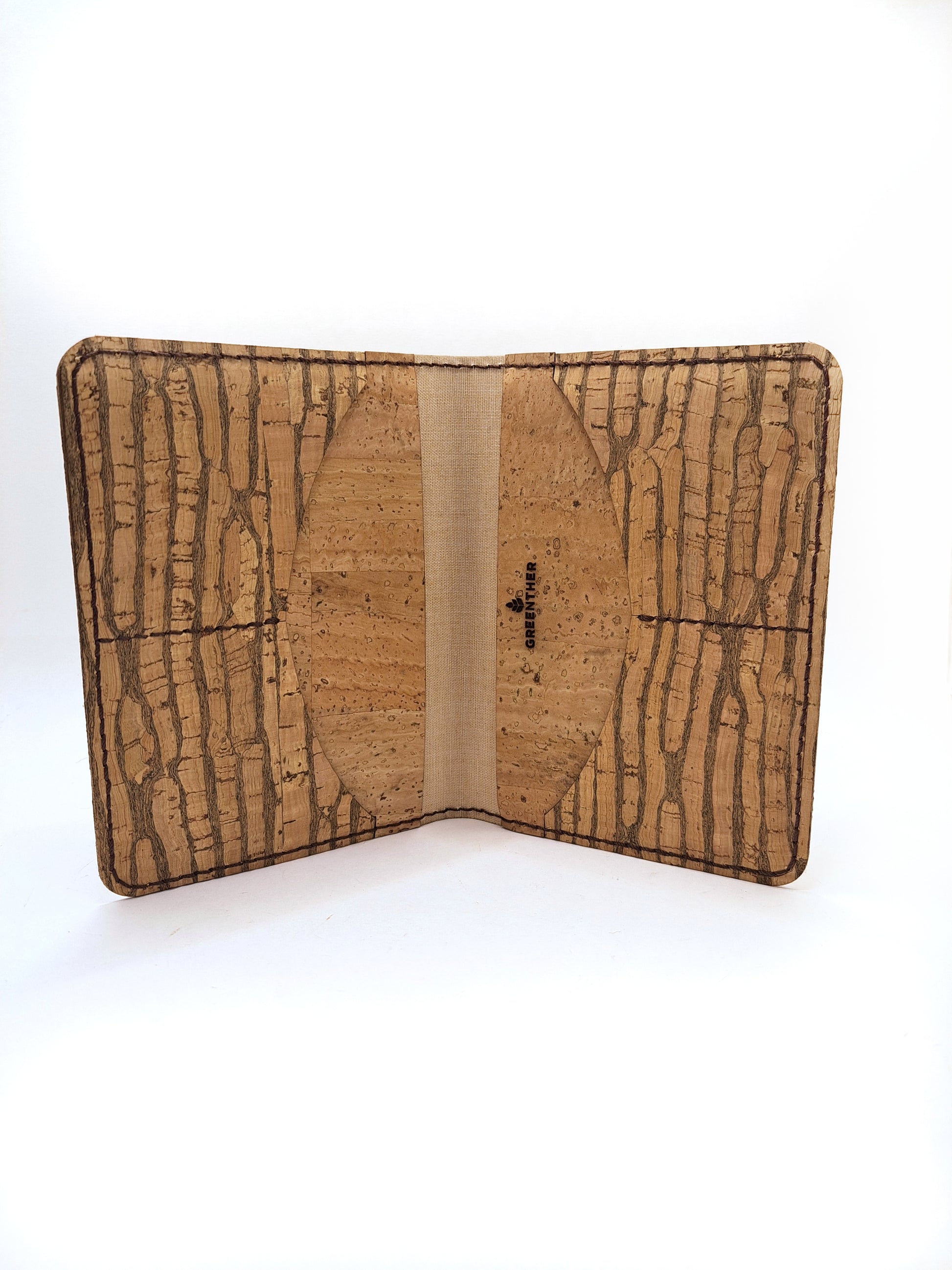 Cork Passport Holder birch open